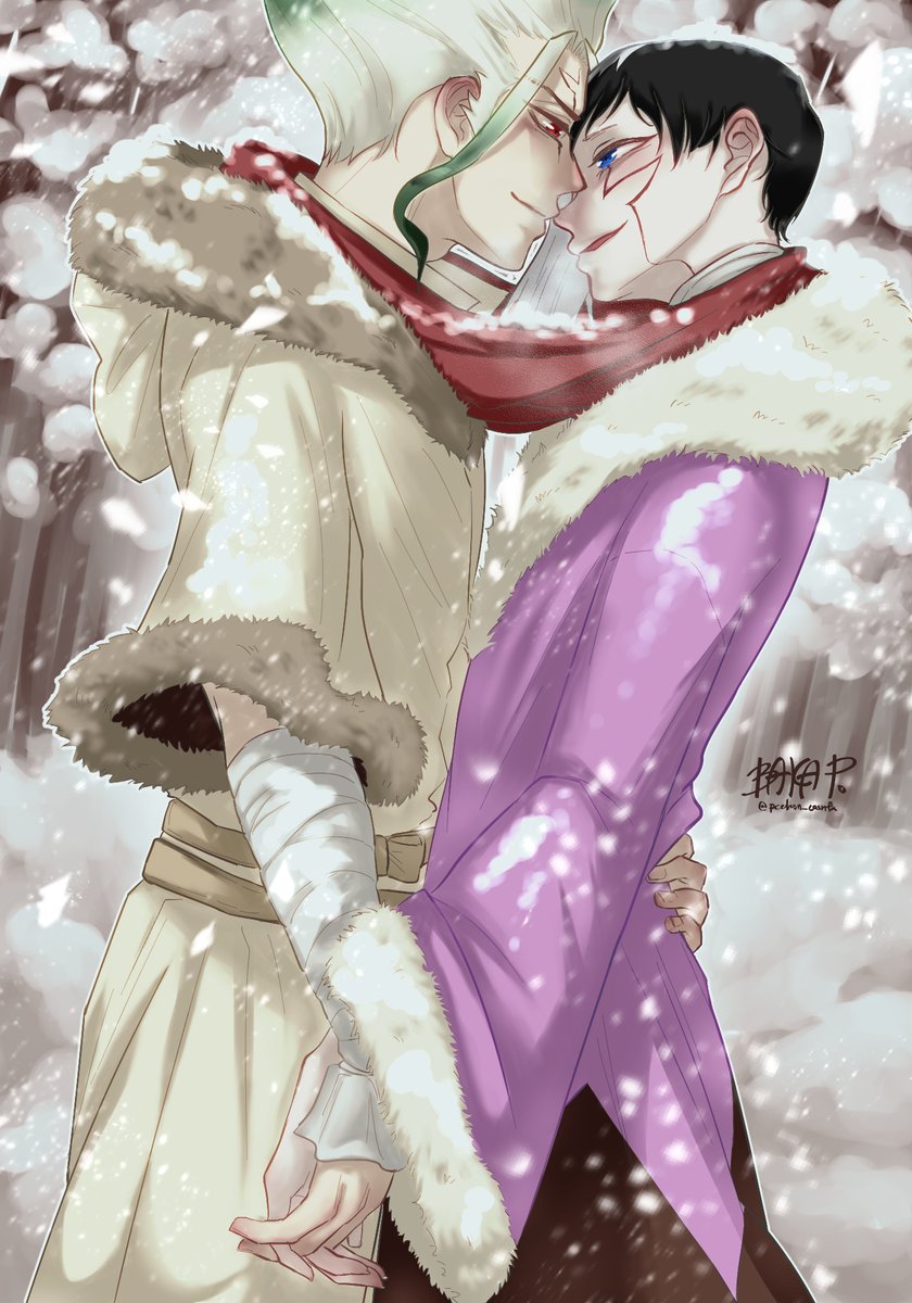 Day 2 : Snow ❄️🧣
It doesn't feel cold at all.

#เซ็นเก็น #sengen #sengentober #sengentober2024 #千ゲ