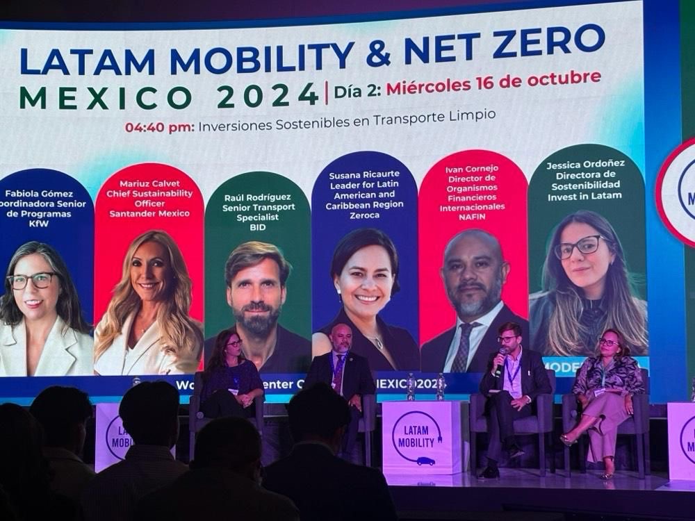 Felicitamos la celebración del #LATAM MOBILITY &amp; NET ZERO 2024 #CDMX donde sector público, privado, organizaciones que impulsan movilidad y financiadores intercambiaron ideas por la electromovilidad como transporte sostenible para todos. Muy contentos desde @El_bid de contribuir