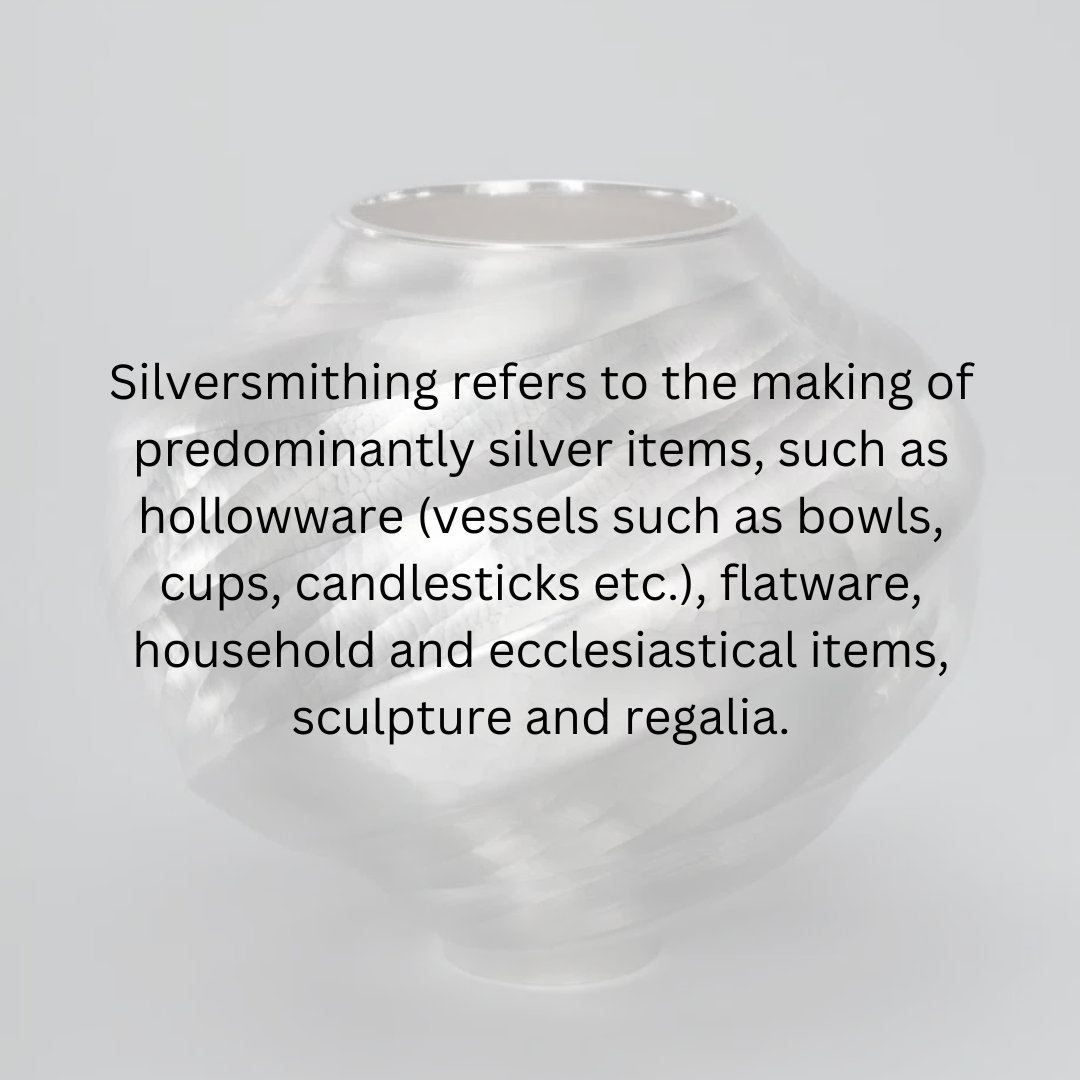 heritage_crafts's tweet photo. This week's #craftfocus is silversmithing.
Images: Wayne Meeten
#heritagecrafts #craftfocus #silversmithing #silver https://t.co/cFDVYiWe6R