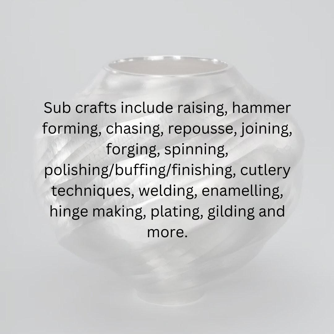 heritage_crafts's tweet photo. This week's #craftfocus is silversmithing.
Images: Wayne Meeten
#heritagecrafts #craftfocus #silversmithing #silver https://t.co/cFDVYiWe6R