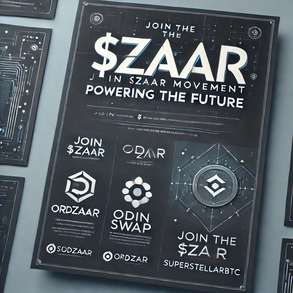 “🚀 Power the Future with $ZAAR!
Innovating on BTC Runes &amp; beyond.
Partners: @Ordzaar | <a href="/OdinSwap/">OdinSwap</a> | <a href="/SuperstellarBTC/">Superstellar</a>
Don’t miss out—Join the movement today! 🔥
#ZAAR #CryptoCommunity”
#ZAAR PLEASE LET MY XPs breathe