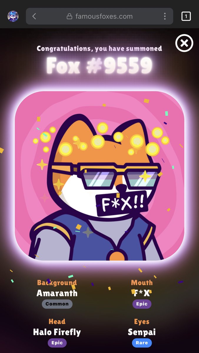 Bluenote (@bluernote) on Twitter photo NFTs are supposedly dead—but the risk/reward ratio has never been better for holding <a href="/FamousFoxFed/">Famous Fox Federation 🦊🟠</a>. And minting has never been more fun.
Believe in something 🟠 NFTs are supposedly dead—but the risk/reward ratio has never been better for holding <a href="/FamousFoxFed/">Famous Fox Federation 🦊🟠</a>. And minting has never been more fun.
Believe in something 🟠