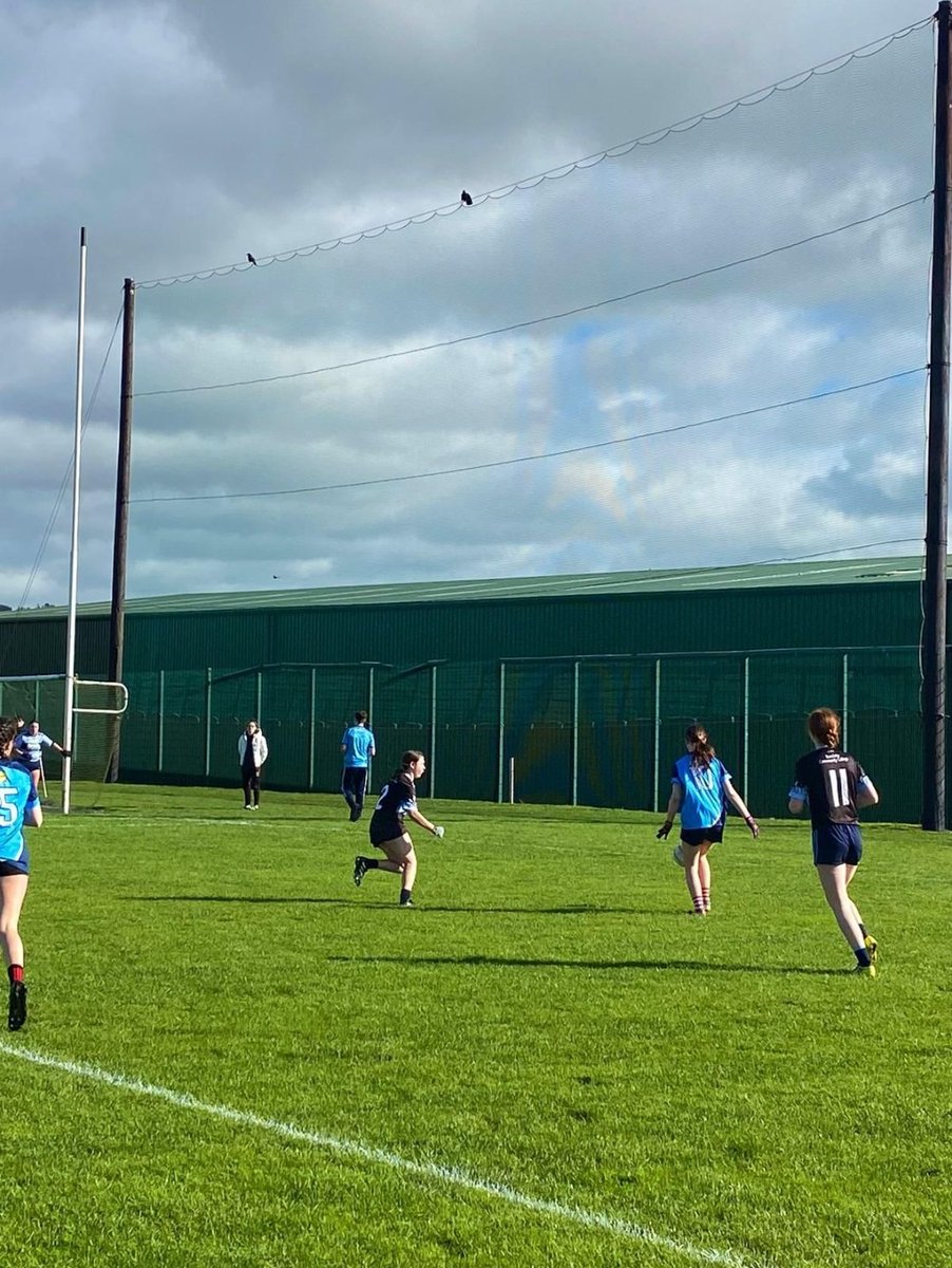 RCS_Gaa's tweet photo. Well done to our Senior Ladies Footballers who earned a hard fought win over a very strong Bunclody CC in their final group game with just a point separating the teams💪🏼
that’s two wins from three &amp; we await results from other games to see if we progress🤞
#RCSGAA 💙🩵🏐 https://t.co/qxISfyXr8A