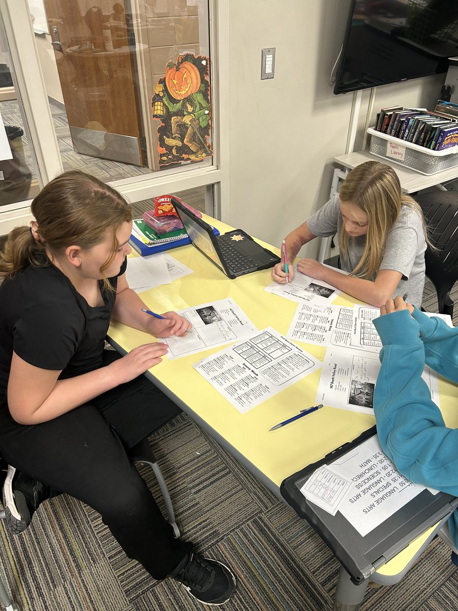 Using our knowledge of connotation and rhetoric to act as real estate agents today! Persuading others to buy a haunted house takes precise word choice and a lot of creativity🎃👻 🏚️<a href="/ayerelementary/">Ayer Elementary</a>