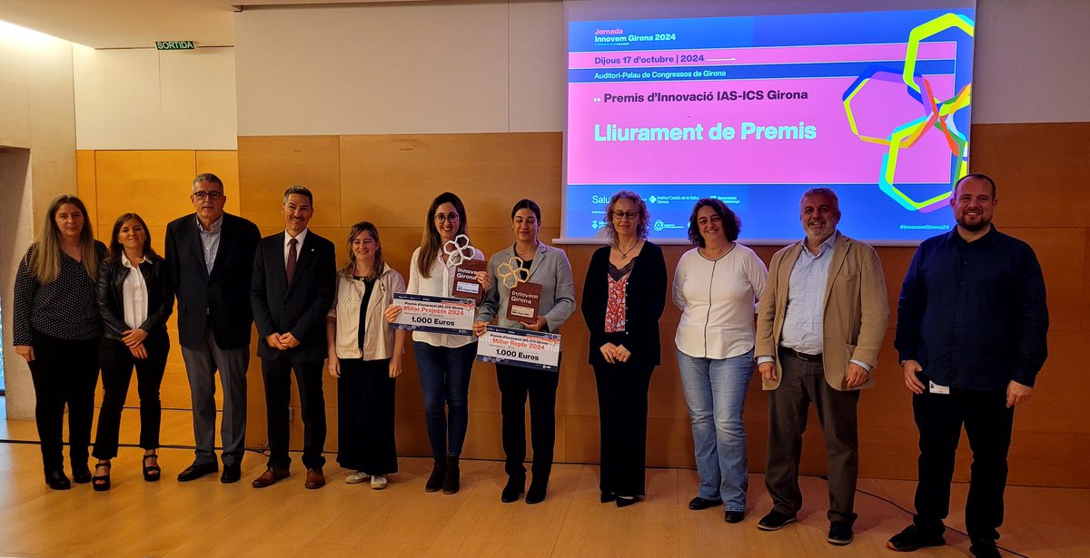 Enhorabona a tots els ponents I als guardonats pel nivell dels projectes!! Unes votacions moooolt renyides😅🎖🏆
#InnovemGirona24