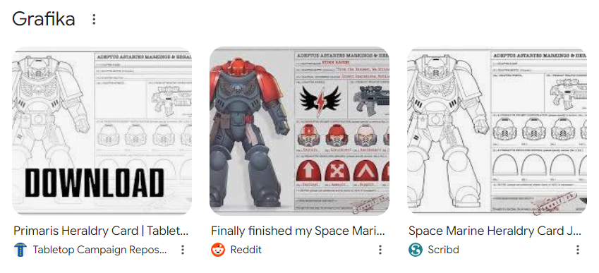 Maybe my personalized search is deceiving me but I think if you google "Space Marine Heraldry Card" one of the top results is my Storm Ravens #warhammer40k Space Marine chapter card?! 

I painted it while hyped up for #SpaceMarine2.😊