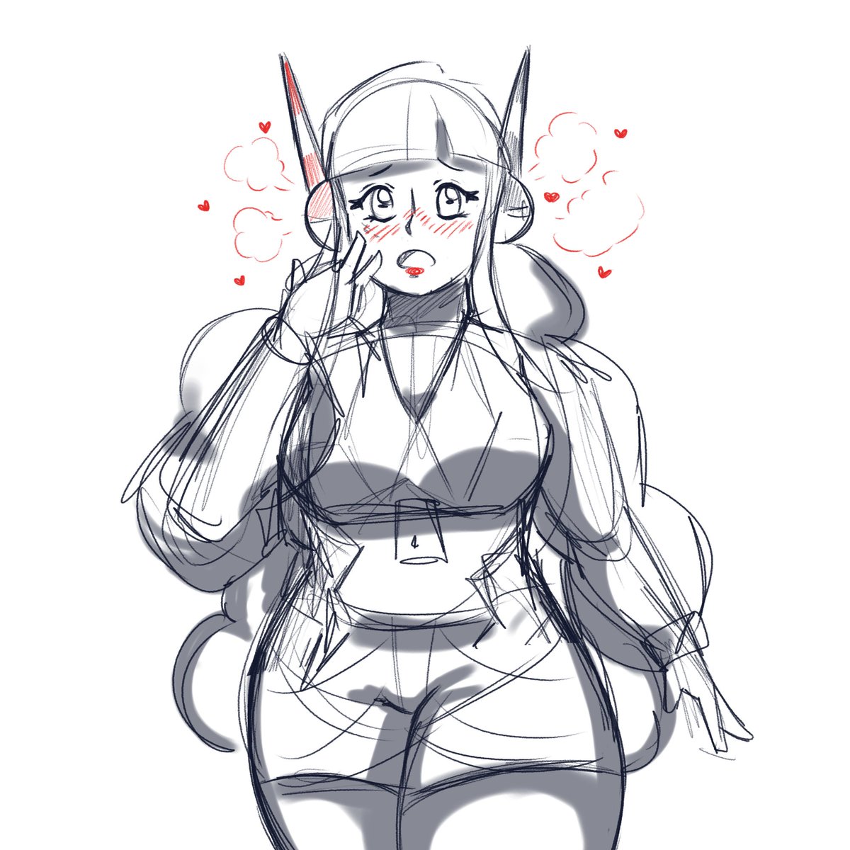 realisticdino's tweet image. [✨WIP✨]
I wanna draw Skyla, its been too long since ive drawn pokemon lesbians so heres some basic doodles of my girlies.

#Pokemon #Skyla #Elesa #WIP