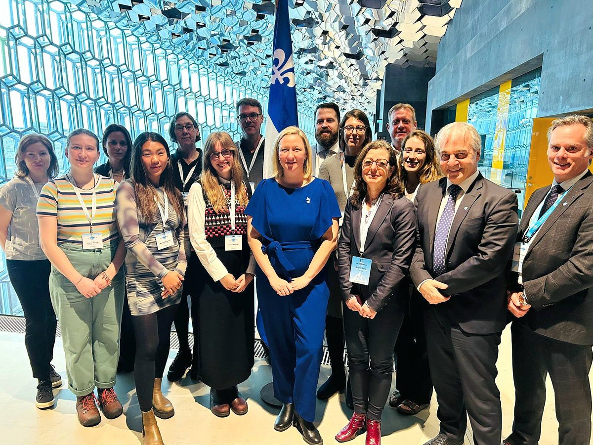 QuebecUK's tweet photo. L’@_Arctic_Circle débute. Le #Québec est prêt à relever les défis nordiques ! ❄️ 
✅ Mené par @MaiteVezina &amp; @JeanLemire, le #Québec travaille main dans la main avec les gouvernements &amp; scientifiques pour défendre nos intérêts et promouvoir notre expertise en #recherche #arctique https://t.co/INIWuMxh9L