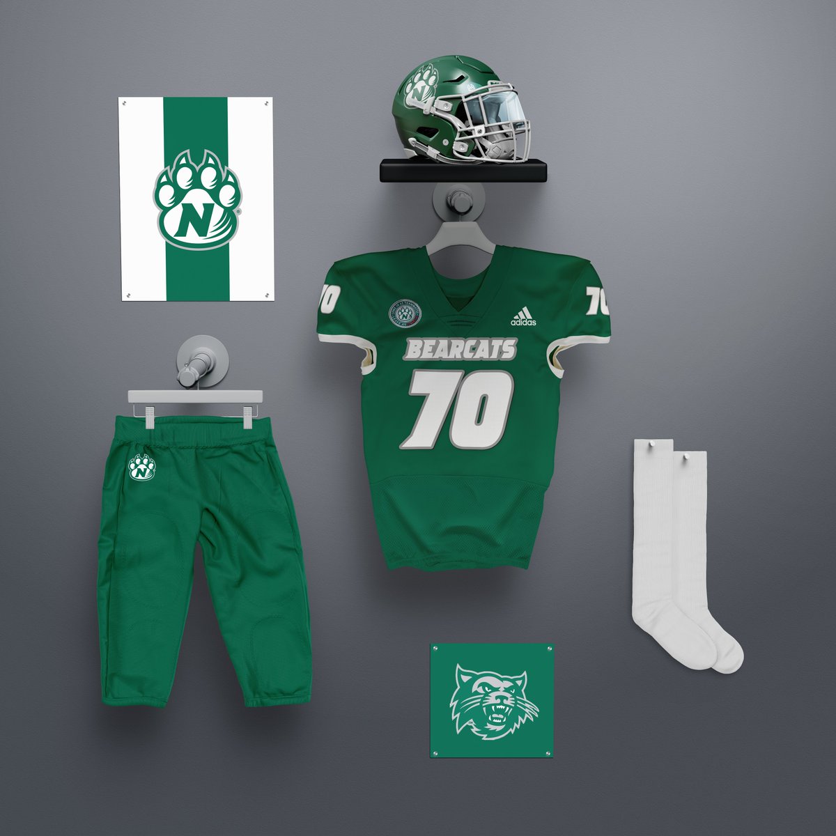 Uni mockup for <a href="/NWBearcat_FB/">Northwest Football</a> on Homecoming Weekend!

#MIAAfootball #OABAAB
<a href="/NWMOSTATE/">Northwest Missouri State University</a> <a href="/bearcatsports/">Northwest Athletics</a> <a href="/TheMIAA/">The MIAA</a>