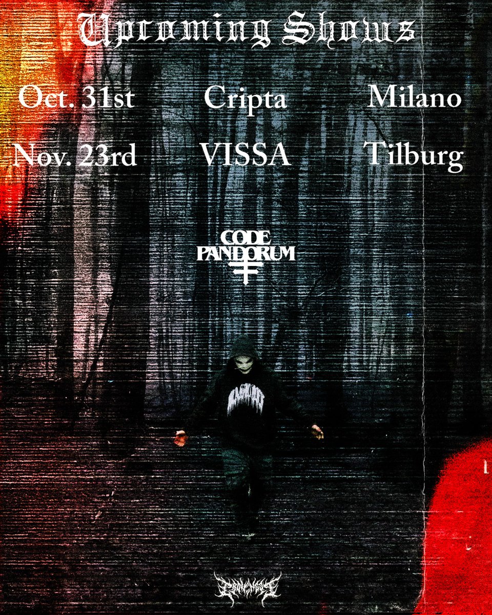 code_pandorum_'s tweet photo. TICKETS 🎟️

https://t.co/3B9TE4FX5l https://t.co/hQEA3PlMwR