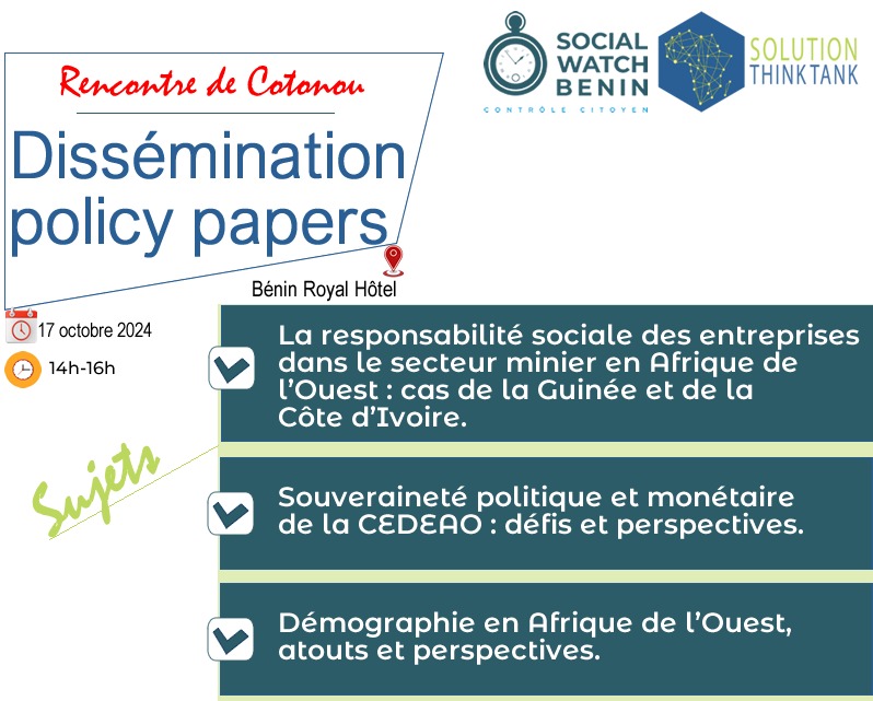 Social Watch Bénin tweet media