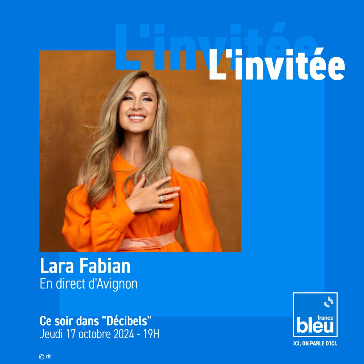 ici (@ici_officiel) on Twitter photo 🔵 Ce soir #DécibelsFB en direct d'Avignon, #LaraFabian est au micro d’ <a href="/EmilieRadioFr/">Emilie Mazoyer</a> pour son concert #FranceBleuLive exceptionnel !
📷francebleu.fr 🔵 Ce soir #DécibelsFB en direct d'Avignon, #LaraFabian est au micro d’ <a href="/EmilieRadioFr/">Emilie Mazoyer</a> pour son concert #FranceBleuLive exceptionnel !
📷francebleu.fr