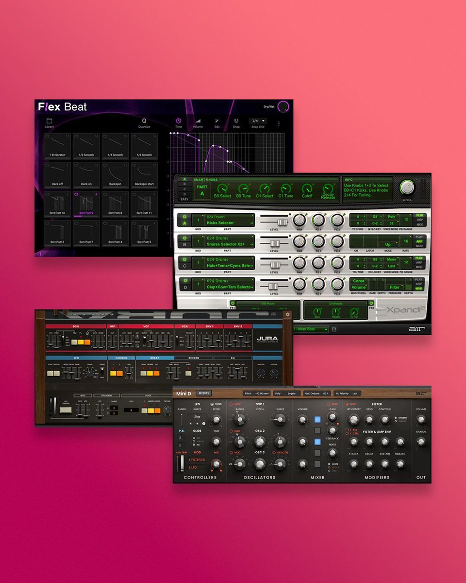 pluginfox's tweet image. AIR Music Tech Sale 🎛️
Save up to 96%
Buy here: pluginfox.com/collections/ai…
Sale ends November 1st ⏰

@airmusictech #airmusic #airplugins #airmusictech #pluginfox #plugindeals #pluginsales #dtm #plugins #vstplugins