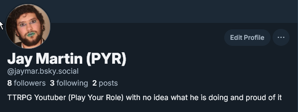 Jay Martin | He/They TTRPG Youtuber and Streamer tweet media