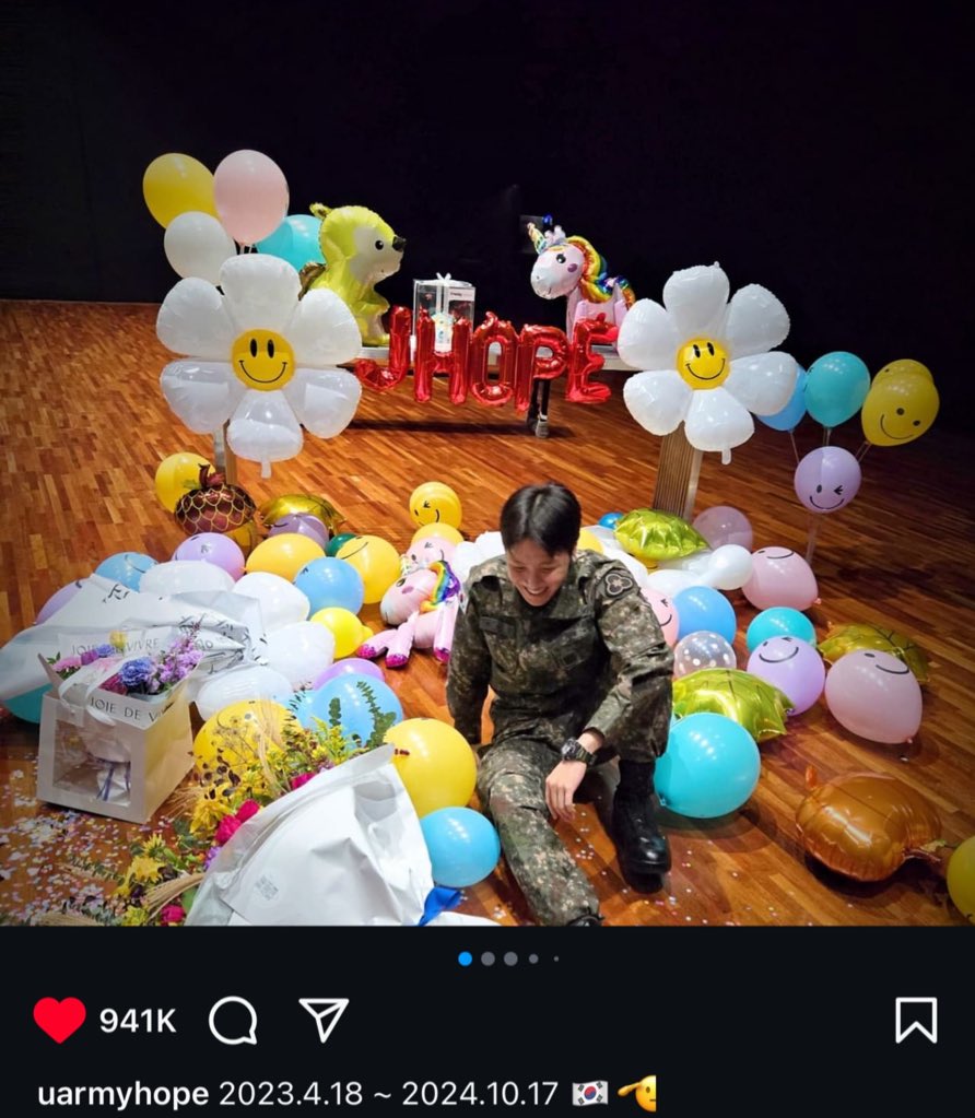 hobi’s 218th post being about his discharge, crying 😭🫶