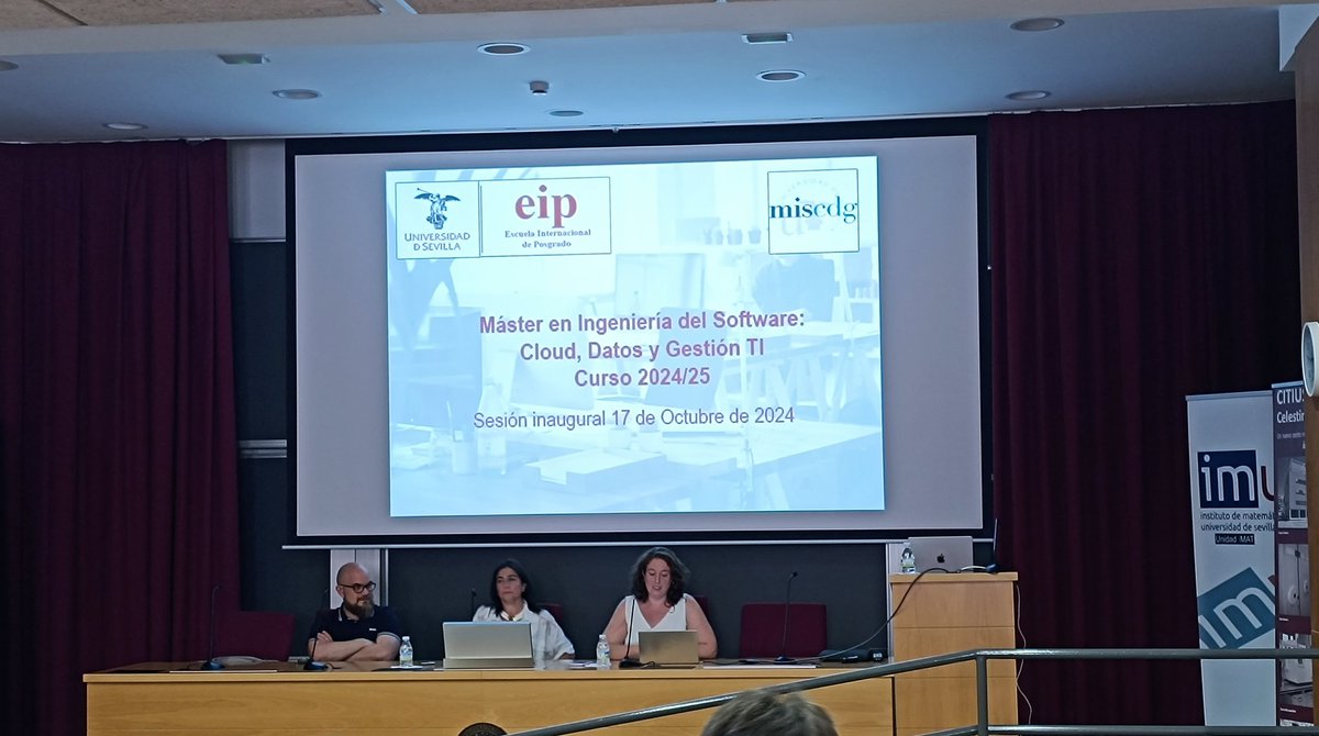 Adartse_bit's tweet photo. Inauguración del Máster en Ingeniería del Software: Cloud, Datos y Gestión TI de la @unisevilla con la participación del Prof. Javier González-Huerta en la charla "Unlocking the Future: Open Science in Software Engineering Opportunities, Challenges, and Real-World Applications" https://t.co/gQPdAPCTTg