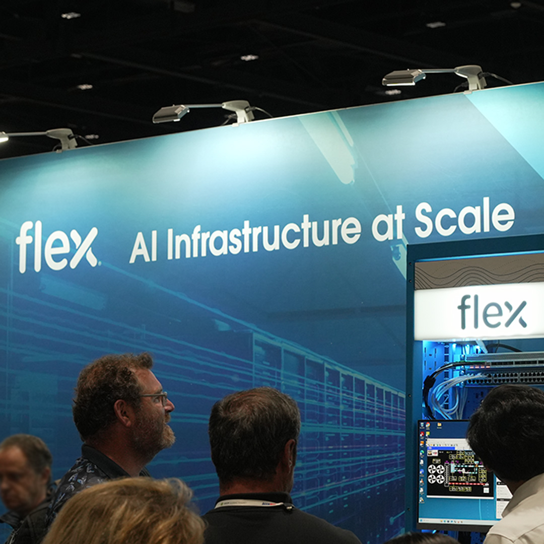 ✨ Today is your last chance to meet our experts at the OCP Global Summit. Stop by booth A11 to learn how we’re supporting the AI era with solutions &amp; products that cover 80% of data center IT infrastructure. flex.com/industries/dat… #Collaboration #OCPSummit24 #FromIdeasToImpact