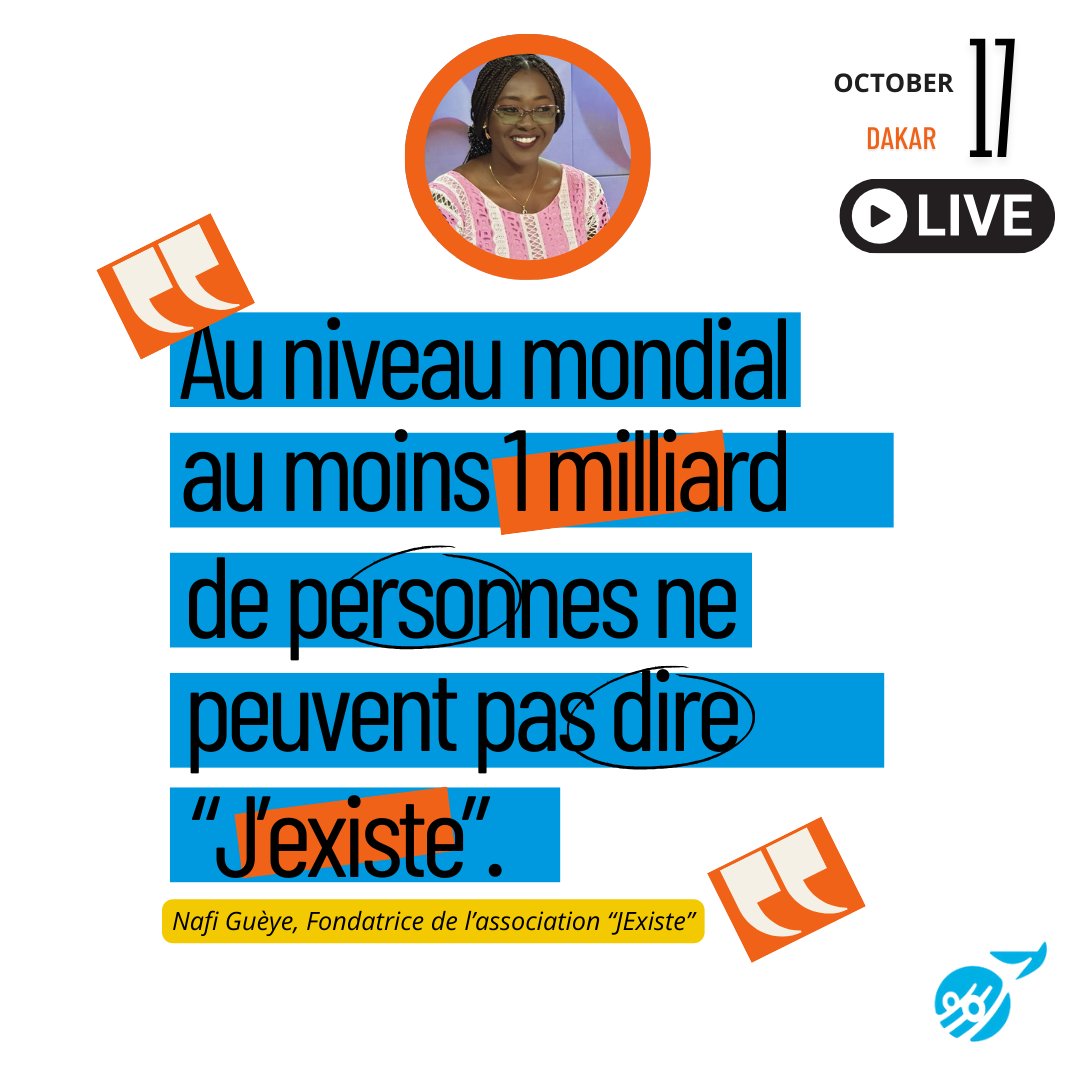 Merci à Nafi Guèye d'avoir pris la parole en direct de Dakar, en ce jour très important .
#17octobre #refusdelamisere