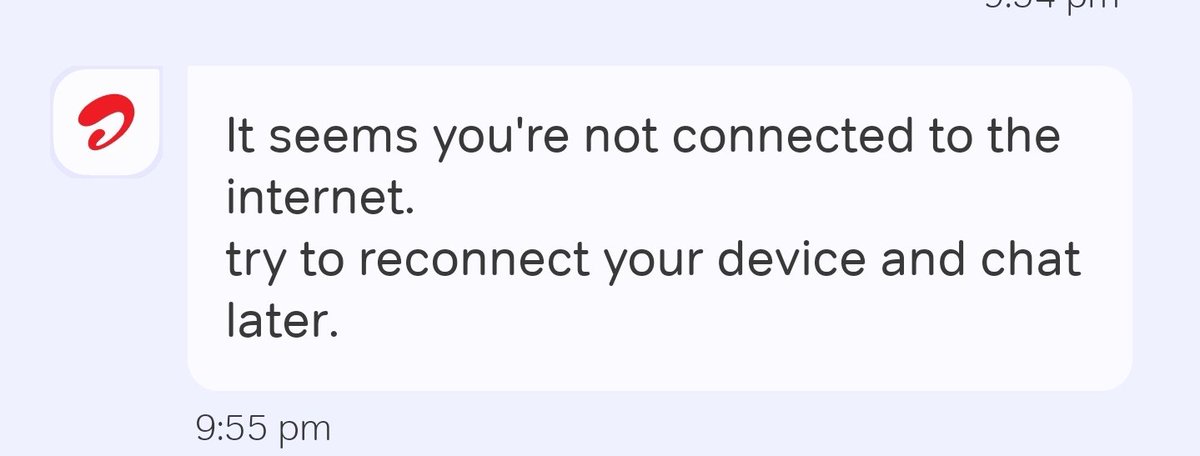 OldMonkBaba's tweet photo. That's the image @airtelindia while trying to use your network on your app to make a complain https://t.co/FpUR8bhf1z
