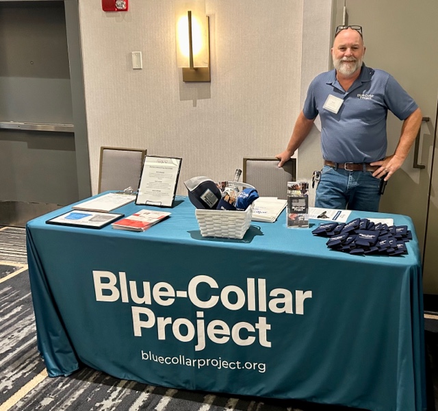 BlueCollarP2022's tweet photo. Had an inspiring time at PRO Days with the Professional Remodelers Organization on October 16! It was a great chance to learn, connect, and recharge with fellow remodelers, suppliers, and vendors. Networking was on point! 
#BlueCollarProject
#PRO https://t.co/rKVMd56SqX