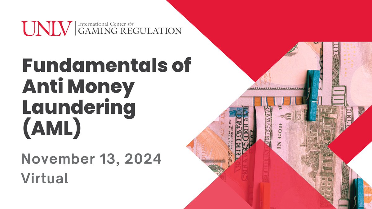 🚨 Secure your spot in our upcoming program: #AML Fundamentals w/ Industry Leader, Becky Harris!

New to the industry or need a refresher, this 3-hr virtual seminar will guide you through the essentials!

Register: eventbrite.com/e/fundamentals…