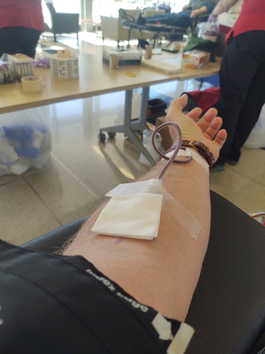 Visiting the <a href="/RedCross/">American Red Cross</a> blood drive at Purdue today. 

You can donate at the Krach Leadership Center until 3 p.m.

My dad died this August after a long battle with acute myeloid leukemia. 

Blood donations kept my dad alive for five invaluable years. 

Please donate.