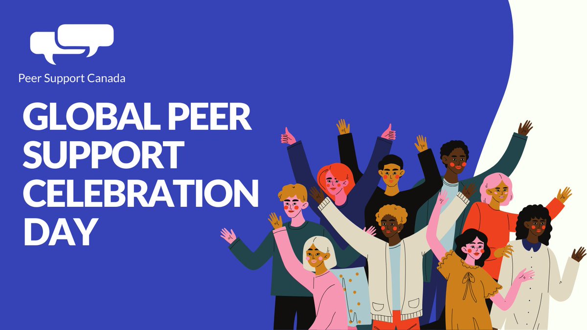 Happy Global Peer Support Celebration Day!!! We see the incredibly difficult, valuable work that our peer support workforce is doing and we applaud all those with lived and living experiences that contribute to our healthcare system. #GlobalPeerSupportCelebrationDay