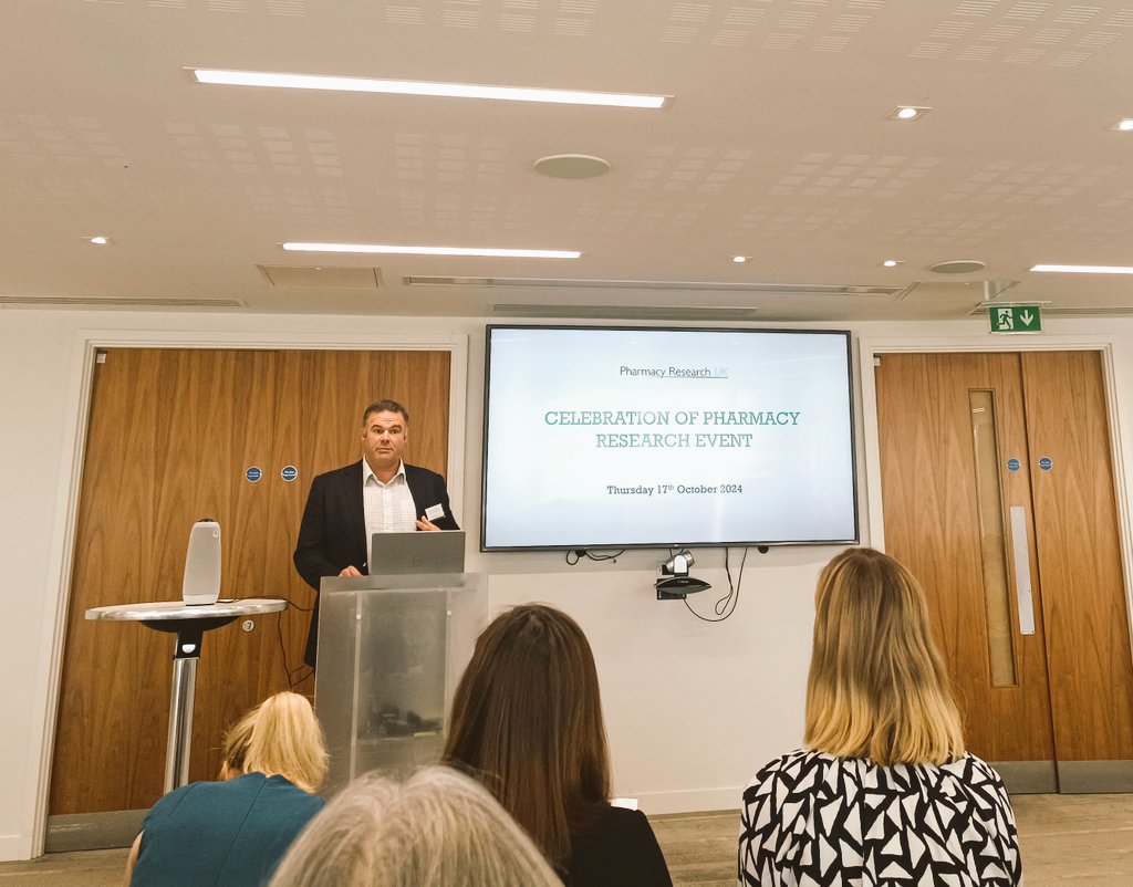 Had a lovely afternoon at the <a href="/PharmResUK/">Pharmacy Research UK</a> Celebrating Research event. Great to hear about the opportunities PRUK funding has afforded awardees and to meet fellow SAP members and Trustees in person!