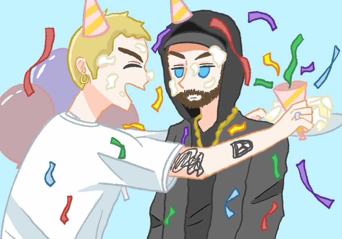 LP52999937's tweet photo. Happy birthday eminem!🎂 https://t.co/QZaXHyVG3Z