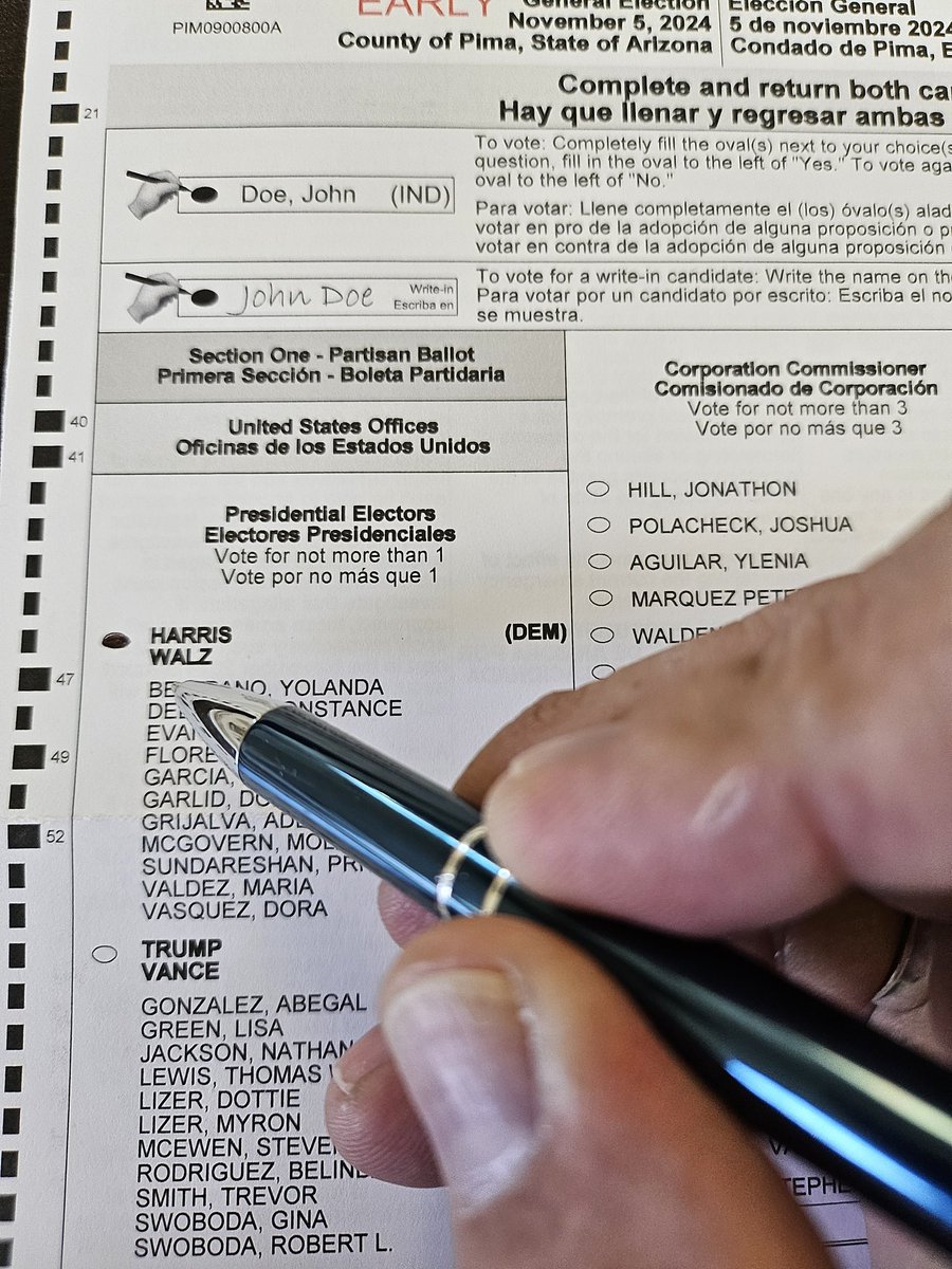 I voted today ! We're Not Going Back !! #KamalaHarris2024