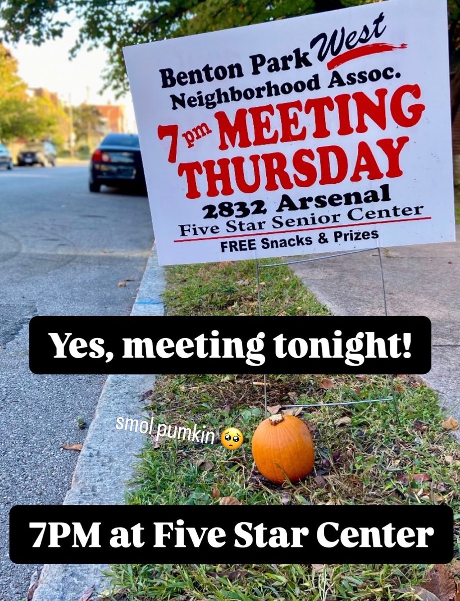 Monthly meeting tonight! And lots of updates in our email newsletter including Halloween + Election updates: mailchi.mp/ebf77fa40def/a…

See you soon! 👋