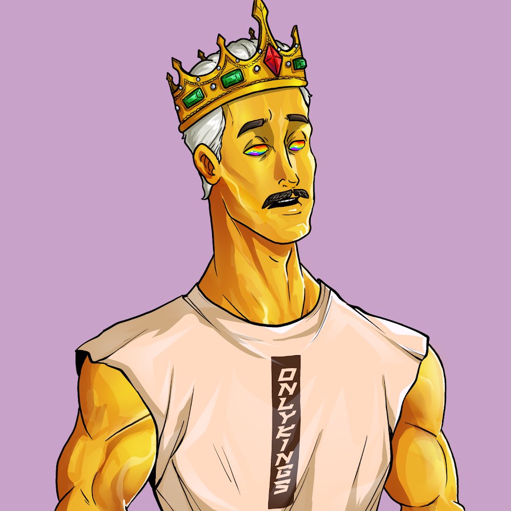 GuyWhoLost100K's tweet photo. Still LOVE the @OnlyKingsNFT art 

Founder stepped back after OG team rugged 

A few of my grails, never know what happens in web3 🤷🏻‍♂️

This art by @HaizeelH is 🔥🔥🔥 https://t.co/GgdiCrLBjK