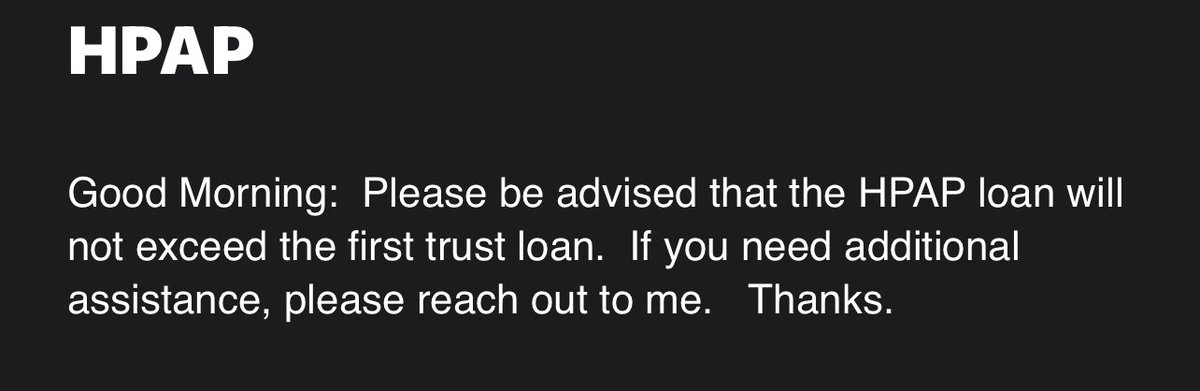 loudpackp's tweet photo. Does anyone know why the city is trying to cover up the HPAP funding. I have a client who was before the October deadline but she is being told the funds are not available for her to purchase a home. https://t.co/m53YHHI4uN