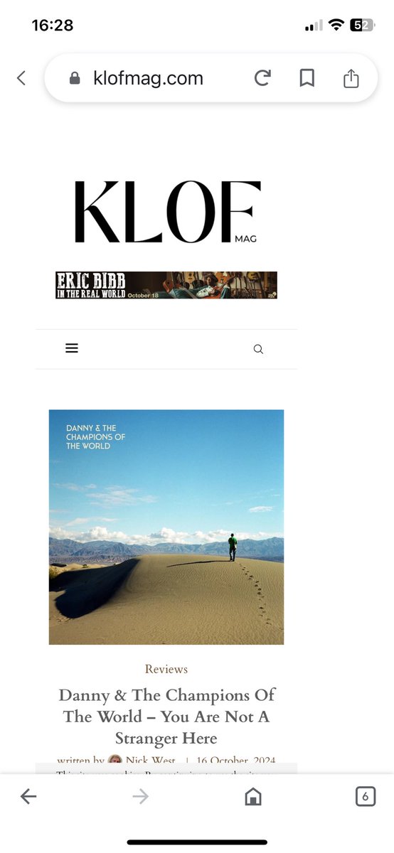 Stunning review of a stunning album!  <a href="/klofmag/">KLOF Mag</a> reviews @Danny &amp; The Champs album - out tomorrow! “Simply one of the best records you’ll hear this year”