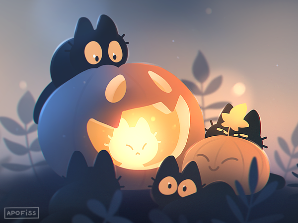 apofissx's tweet photo. Mini Halloween arts from previous years!🎃✨ https://t.co/XaNDr6KzJ9
