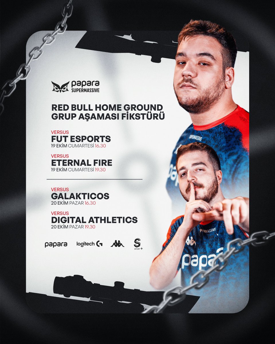 supmassgg's tweet image. Biz hazırız, hedef yalnızca zirve. 🏆

Red Bull Home Ground Grup Aşaması fikstürümüz sizlerle!