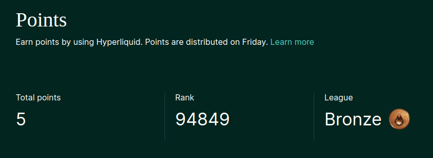 Find this wallet right now, remember check all the wallets.

5 Hyperliquid Points = ??

Place your bets 👇