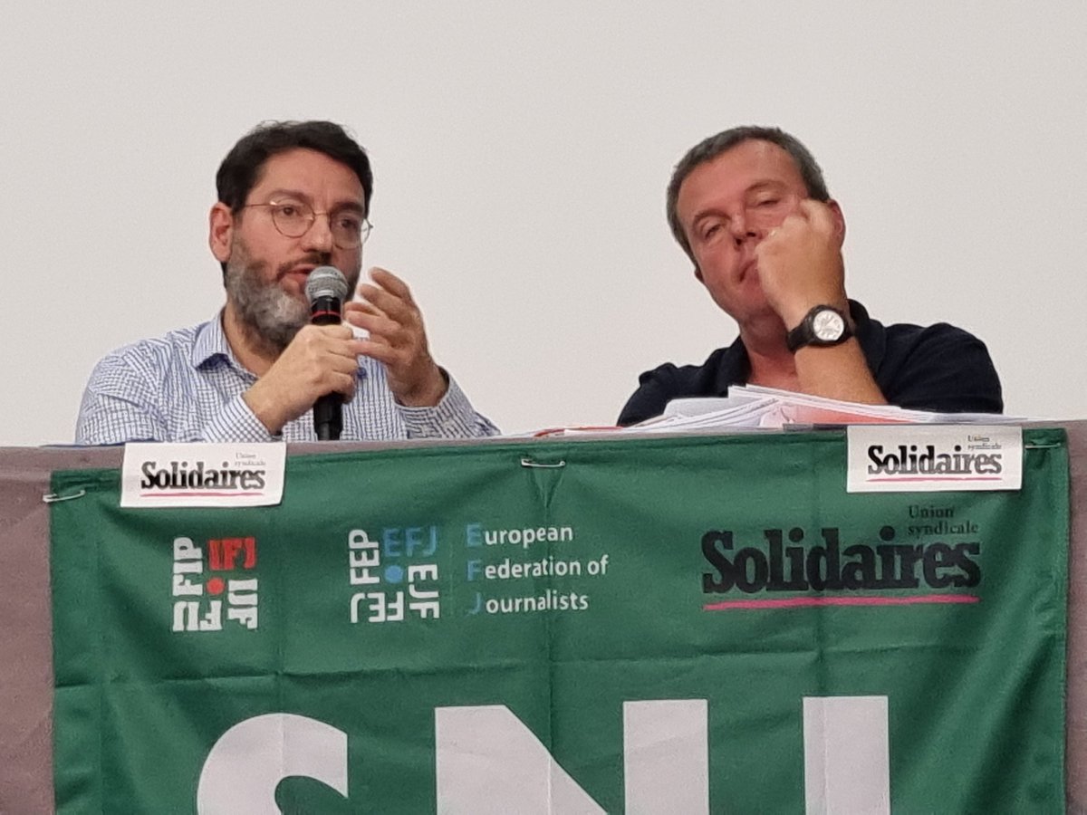 Auparavant, Me Zoran Ilic, avocat du cabinet <a href="/BrihiKoskas/">BrihiKoskas&Associés</a> et les consultants du cabinet <a href="/SyndexFR/">Syndex</a>
Camille Gaillard et Alix Zibetta avaient participé au débat sur l'introduction de l'intelligence artificielle dans les processus de fabrication de l'information et comment y réagir