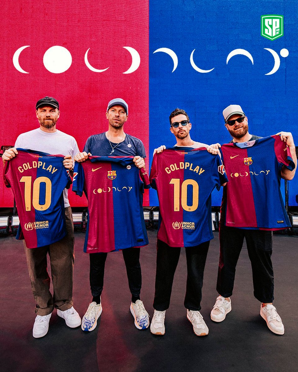 sepegook's tweet image. 🔵🔴 𝗙𝗖 𝗕𝗮𝗿𝗰𝗲𝗹𝗼𝗻𝗮 usará una camiseta edición especial de Coldplay en el clásico ante Real Madrid el próximo sábado 26/10. El equipo femenino hará lo propio en el partido ante Eibar.

¿𝗤𝘂é 𝘁𝗮𝗹? 🔥

#fcbarcelona #realmadrid #barcelona #madrid #spain #españa #fifa