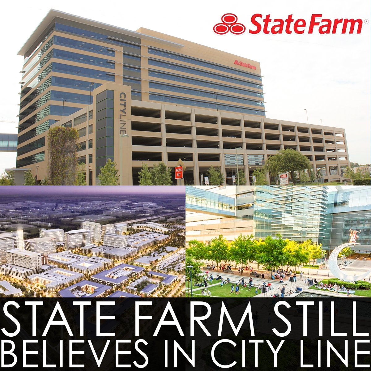 State Farm is set to begin a $6 million renovation of its CityLine campus in Richardson, Texas, starting in December 2024.