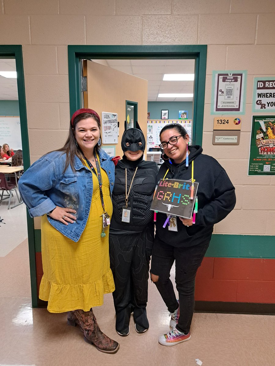 Rhyme without reason 
Snow White, The Dark Knight and Lite-Bright 😅 #WeAreGR #GRHS #HOCO2024