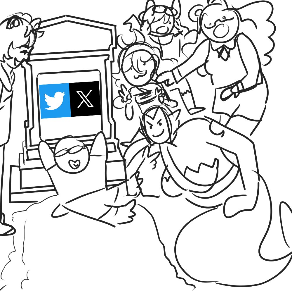 bsky: @emeraldquadron.com (@emeraldquadron) on Twitter photo That's right lads, we're heading to Bluesky. We'll maintain this account for as long as we can, but make sure to drop us a follow over there!!
Art by <a href="/thesewingbear/">Sewwy Bear</a> That's right lads, we're heading to Bluesky. We'll maintain this account for as long as we can, but make sure to drop us a follow over there!!
Art by <a href="/thesewingbear/">Sewwy Bear</a>