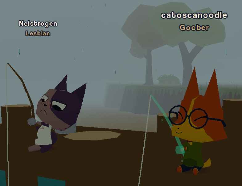 CatosCanoodle's tweet photo. Fishing in the rain with Nei https://t.co/kqHHYcaQTM