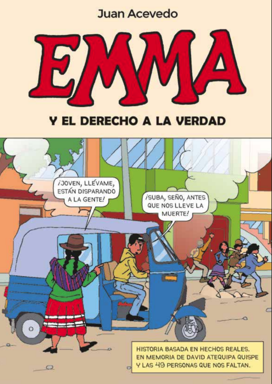 Hay que leer a Juan Acevedo para entender por qué la policía, los militares, Merino, el fujimorismo, Boluarte y otras alimañas lo detestan. 2 cómics para descargar:
Emma y el derecho a la protesta: t.ly/ccLQ8
Emma y el derecho a la verdad: t.ly/Ri0Vp