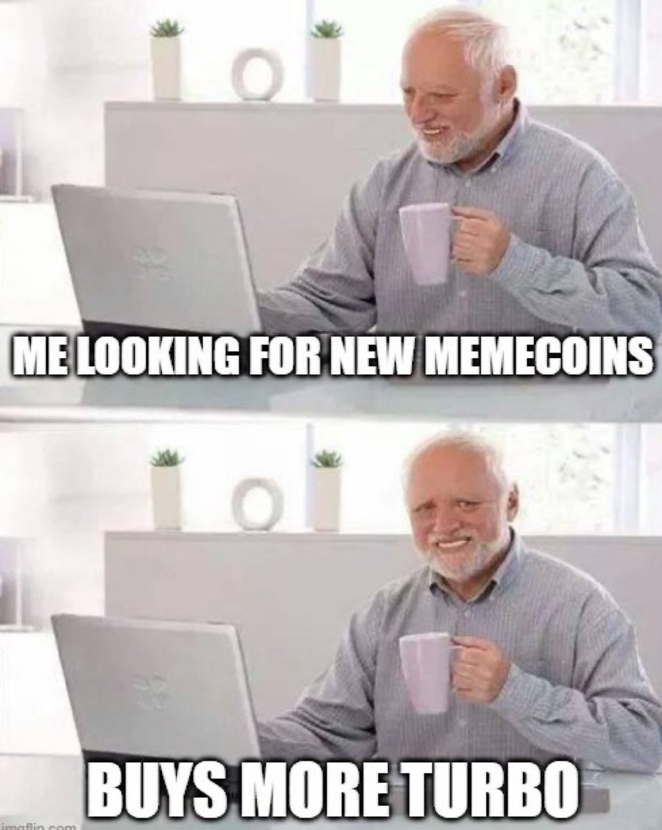 Alon_Moneli's tweet photo. This was my first $TURBO meme😂 https://t.co/frjSfERu0v