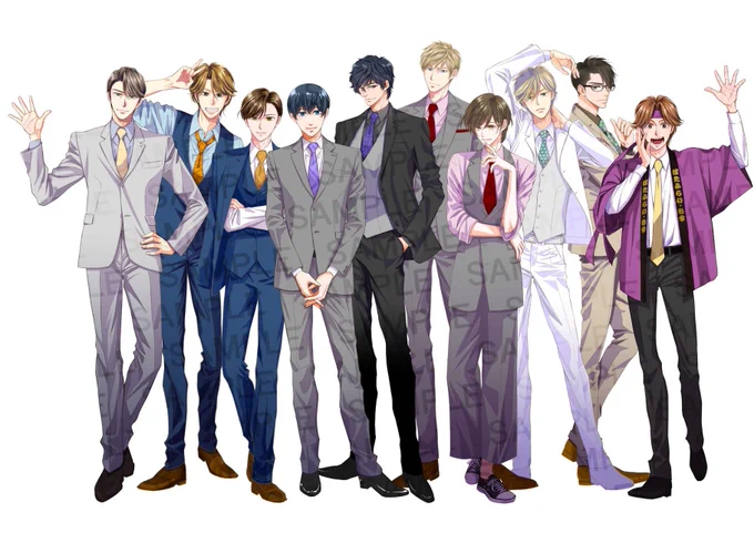 【二人展進捗】 おはようございます! やっと!バタキスメン10人できました!!こんな機会がなければ描くことがなかったかもしれない(笑) もう少し全体のバランス整えよう。 #バタキスシリーズ