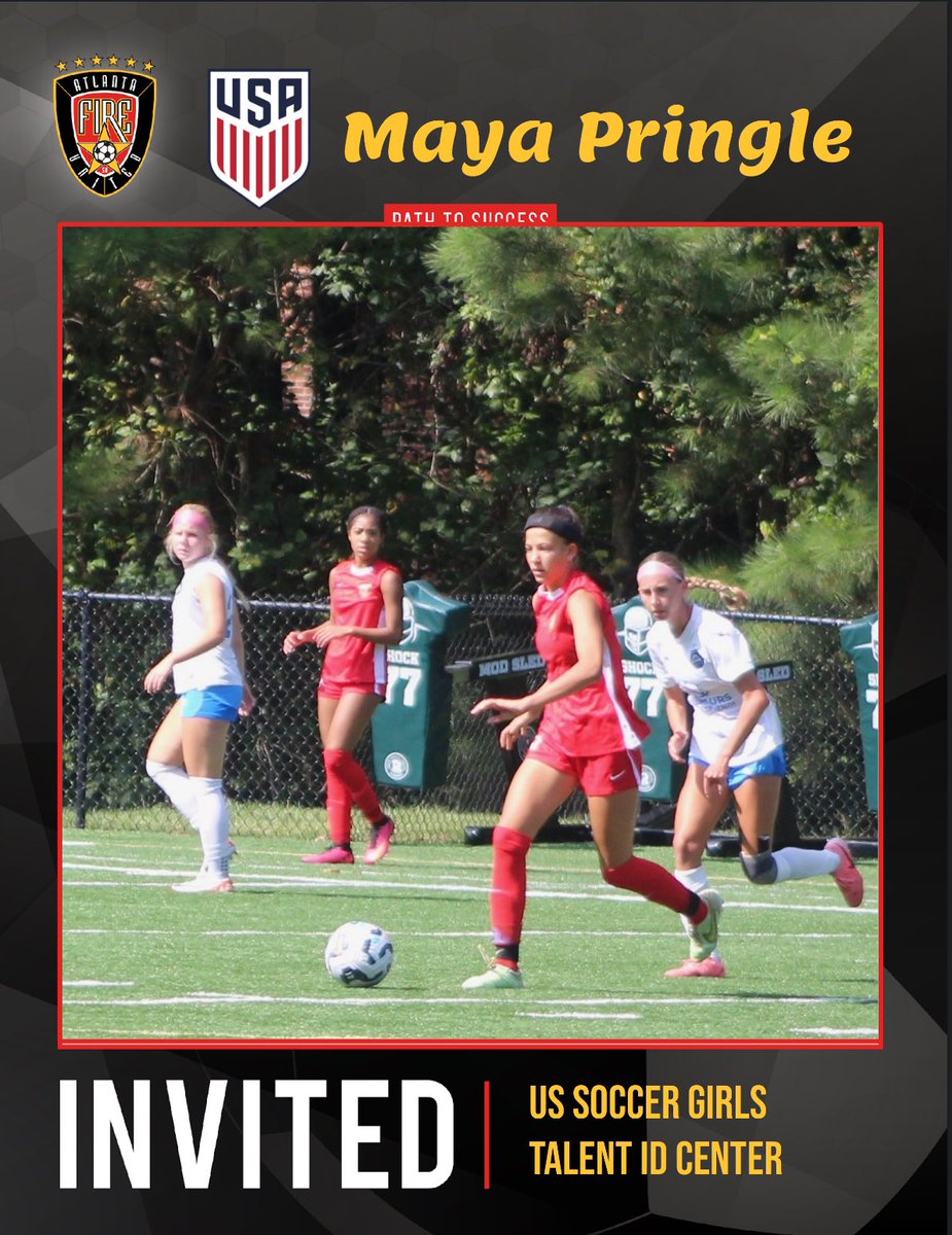 Congratulations to these AFU 2010 Girls for receiving an invitation to the U.S. Soccer Girls Talent ID Center event in Marietta, GA, on October 16! ⚽️ #weareafu