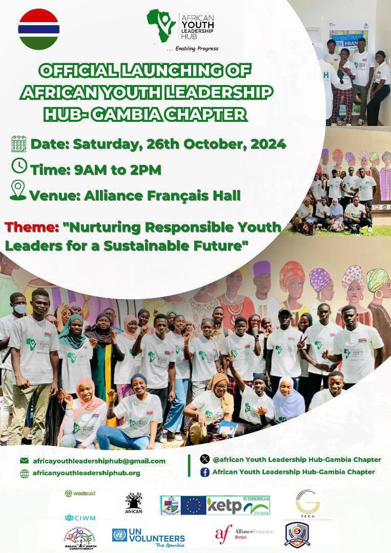 AYLHGAMBIA's tweet photo. Official launch of AYLH π¬π², a pioneering initiative dedicated to empowering youth and promoting sustainable development across The Gambia and beyond.
#officialflyer
#enablingprogress https://t.co/vunrCMZo9g
