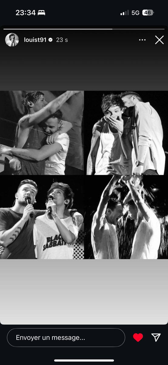 LouisUpdateBE's tweet image. Louis on his Instagram's stories...