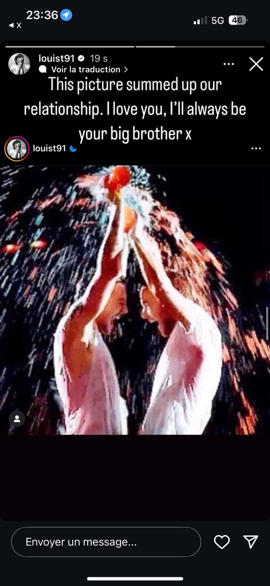 LouisUpdateBE's tweet image. "I'll always be your big brother x"